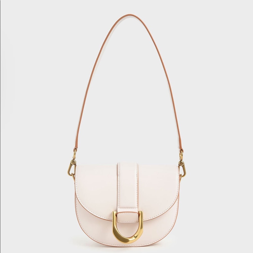 Mini Gabine Saddle Bag - Pink